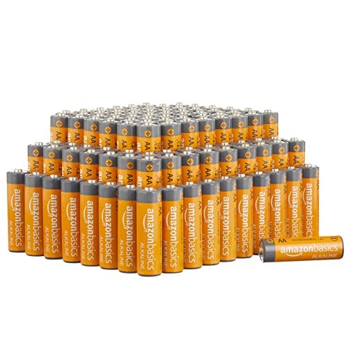Amazon Basics AA-Alkalibatterien, leistungsstark, 1,5 V, 100 Stück (Aussehen kann variieren)